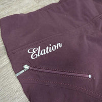 Pull On Euroseat Riding Tight Breeches *gc, clean, pilly, mnr hair, seam puckers, stains, threads

