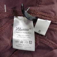 Pull On Euroseat Riding Tight Breeches *gc, clean, pilly, mnr hair, seam puckers, stains, threads
