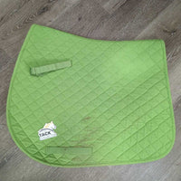 Quilt Jumper Saddle Pad, tabs *gc, clean, hair, stains, pills, rubs, threads
