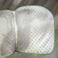 Quilt Jumper Saddle Pad, tabs *gc, clean, hair, stains, pills, rubs, threads
