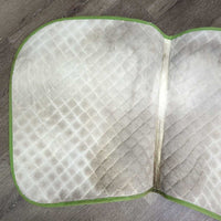 Quilt Jumper Saddle Pad, tabs *gc, clean, hair, stains, pills, rubs, threads
