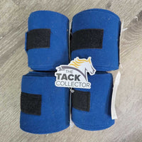 4 Fleece Polos *xc/vgc, mnr dirt, hair, stains, cut, pills, rubs
