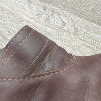 Pr Lthr&Els Half Chaps *gc, dirt, residue, rubbed
