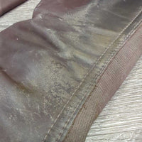 Pr Lthr&Els Half Chaps *gc, dirt, residue, rubbed
