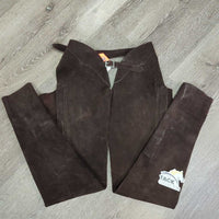 Suede Full Chaps *xc/like new, mnr dust, rubs & stains

