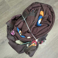 Med Winter Blanket, 2 legs *gc, mnr wpf, residue, repair, threads, snags, undone belly, threads
