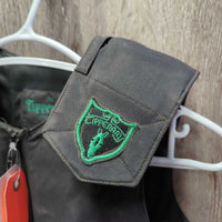 Small Cell Safety Vest *gc, older, faded, mnr dirt, rubs, stains
