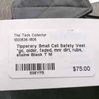Small Cell Safety Vest *gc, older, faded, mnr dirt, rubs, stains
