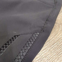 Euro Seat Breeches, Fancy edges *gc, mnr peeling stickies, unstitched & repaired seams, seat rubs
