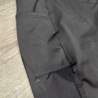 Riding Tight Breeches, Pull On, Thigh Pockets *gc/fair, seam puckers, mnr snags, seams: pulled & unstitched seams
