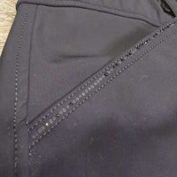 Euro Seat Breeches, Bling *fair, peeling stickies, missing bling, torn/slices, pulled seam, waist: puckers & stains
