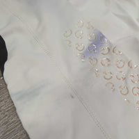 Euro Seat Breeches *gc/fair, seams: pulled, unstitched & repaired, discolored seat & legs, stains, threads
