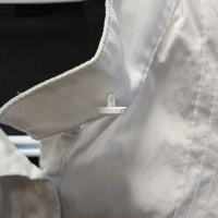 "Bavero" SS Show Shirt, 1/2 Button up, Button Collar, Pleated Front *vgc, mnr creases & loose seam
