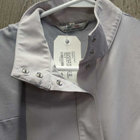 SS Show Shirt, 1/2 Snap Up, Snap Collar *vgc, mnr dents?marks, collar edge puckers
