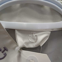 SS Show Shirt, 1/2 Snap Up, Snap Collar *vgc/fair, unstitched Sleeve-L, torn side mesh-R
