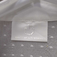 LS Show Shirt, Mesh Sleeves & Back, Snap Collar *xc, v.mnr & tiny stains
