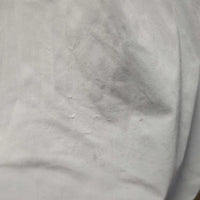 SS Show Shirt, 1/4 Zip Up *gc, crinkled/bubbled collar, mnr rubs & pills, stains
