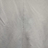 SS Show Shirt, 1/4 Button up, Snap Collar *vgc, seam puckers, v.faded sleeve logo
