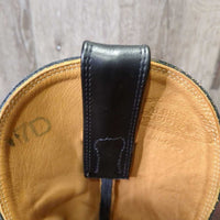 Round Toe Kangaroo? Leather Western Roper Boots *xc, clean, mnr creases & scuffs
