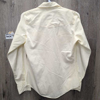 Vintage LS Western Shirt, Embroidery *xc, mnr seam puckers & threads
