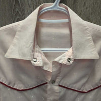 Vintage LS Western Shirt, snaps *xc, mnr seam puckers

