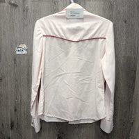 Vintage LS Western Shirt, snaps *xc, mnr seam puckers
