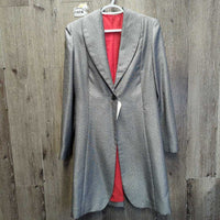 Hvy Long Showmanship Jacket *vgc, lining: pulled stitches & pin holes
