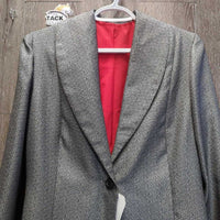Hvy Long Showmanship Jacket *vgc, lining: pulled stitches & pin holes
