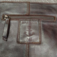"Harbour" Soft Woven Leather Purse, Strap *xc/like new

