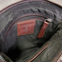 "Harbour" Soft Woven Leather Purse, Strap *xc/like new

