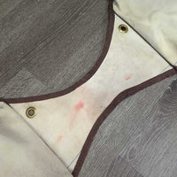 Hvy Canvas Saddle Bags *vgc, stained, dirt, older?
