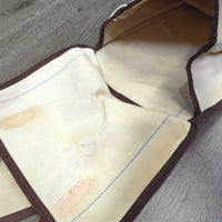 Hvy Canvas Saddle Bags *vgc, stained, dirt, older?
