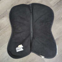 Memory Foam Half Pad *vgc, clean, rubs, edges: faded, rubs & pills, mnr threads & puckers
