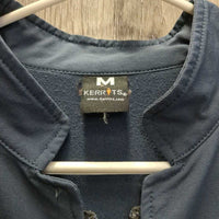 Soft Shell Jacket, zip *gc, clean, faded, pilly lining, seam puckers
