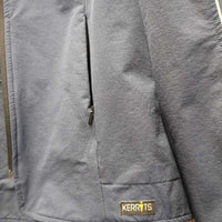 Soft Shell Jacket, zip *gc, clean, faded, pilly lining, seam puckers
