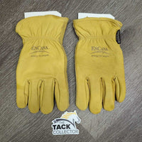 Thinsulate Lined Leather Work Gloves "Encana" *like new, mnr stains
