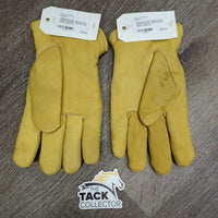 Thinsulate Lined Leather Work Gloves "Encana" *like new, mnr stains
