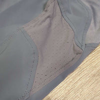 Full Seat Breeches *vgc/fair, clean, many unstitched & pulled seat seams, stretched/rough perforations

