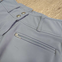Full Seat Breeches *vgc/fair, clean, many unstitched & pulled seat seams, stretched/rough perforations
