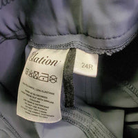 Full Seat Breeches *vgc/fair, clean, many unstitched & pulled seat seams, stretched/rough perforations

