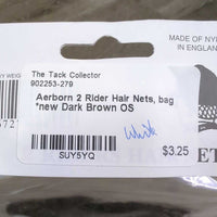2 Rider Hair Nets, bag *new
