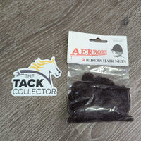 2 Rider Hair Nets, bag *new
