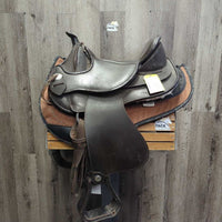 #1 *13.75" Red/Wide Pommel Barefoot Arizona Western Treeless Saddle, 2 Latigos, Hobble Straps, Stirrups & Saddle Pads, Neoprene Cinch
