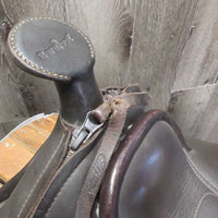 #1 *13.75" Red/Wide Pommel Barefoot Arizona Western Treeless Saddle, 2 Latigos, Hobble Straps, Stirrups & Saddle Pads, Neoprene Cinch
