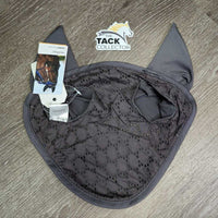 Ear Bonnet Fly Veil, Piping, tag *new
