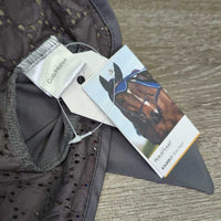 Ear Bonnet Fly Veil, Piping, tag *new
