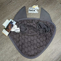 Ear Bonnet Fly Veil, Piping, tag *new
