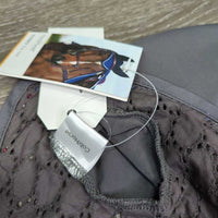 Ear Bonnet Fly Veil, Piping, tag *new
