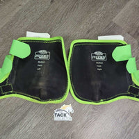 Front & Hind Closed Boots, bag *vgc, older?, clean, stains, loose lining, mnr hair, dirt, rubs & burrs?sand
