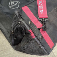 "ShowKit" Nylon & Mesh Saddle Pad Storage Bag *vgc, dirt, residue/discolour/salt stain, threads
